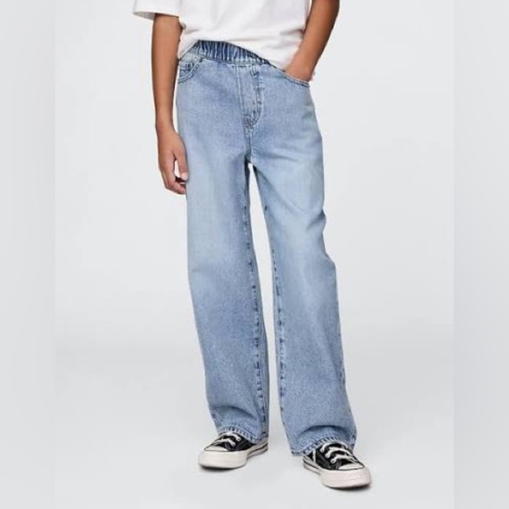 GAP pull on soft baggy jeans size L slim